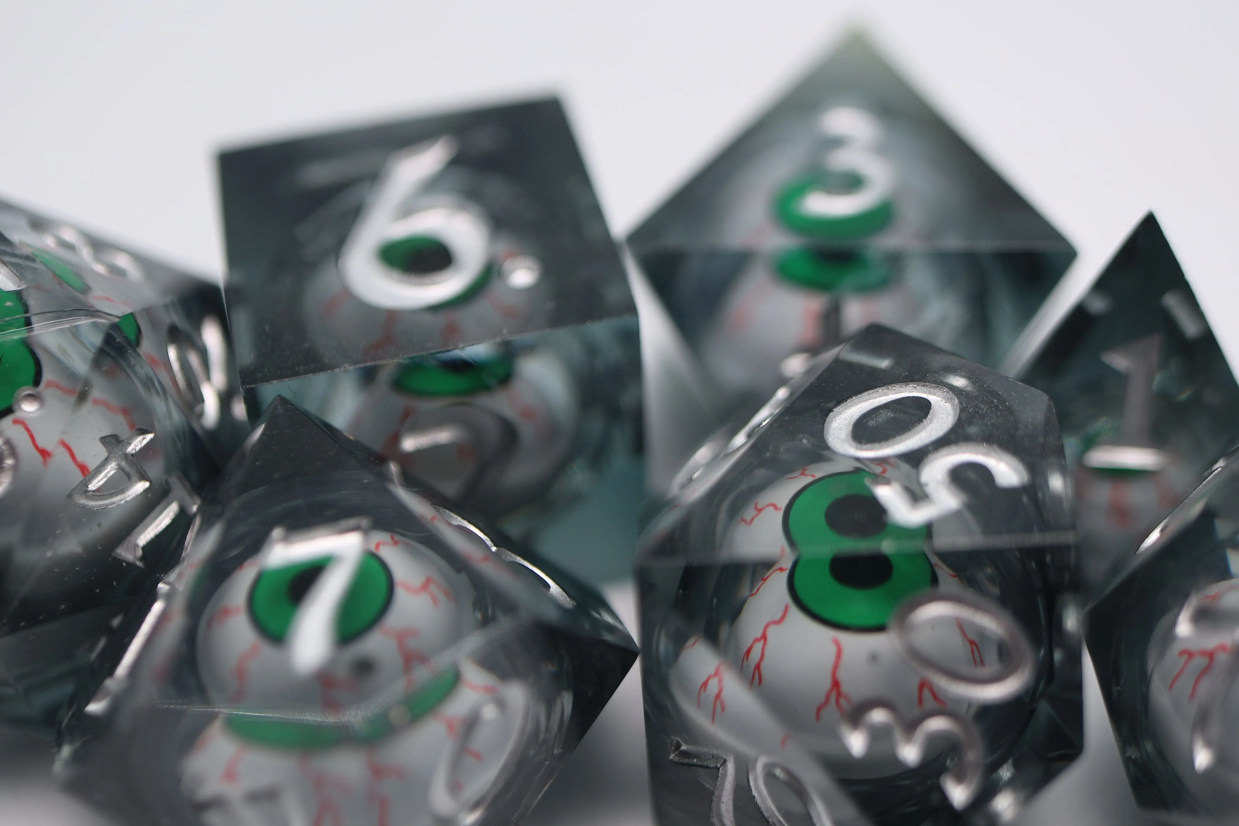 Sharp Edge Moving Eye RPG Dice Set - Inkshot