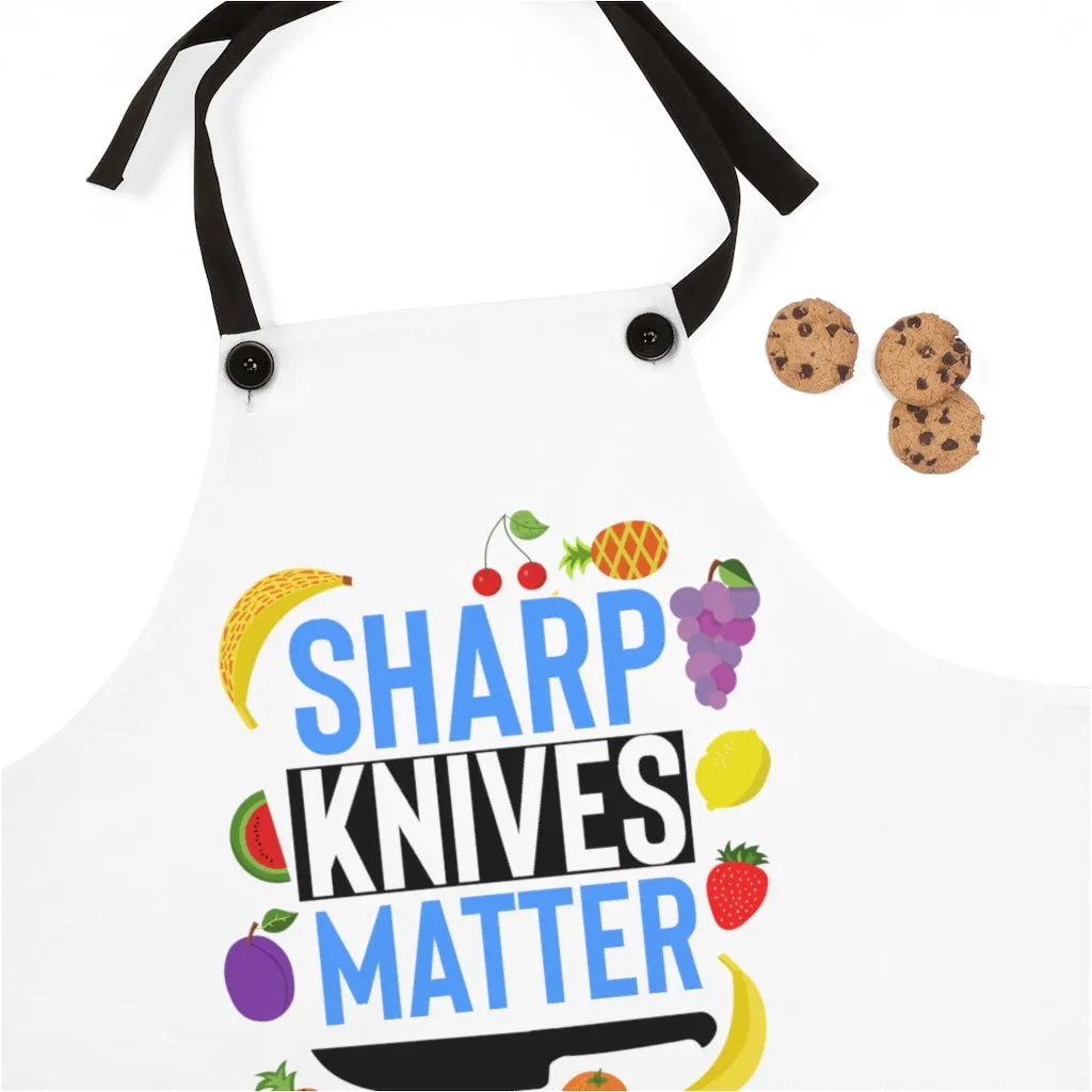 Sharp Knives Matter Apron