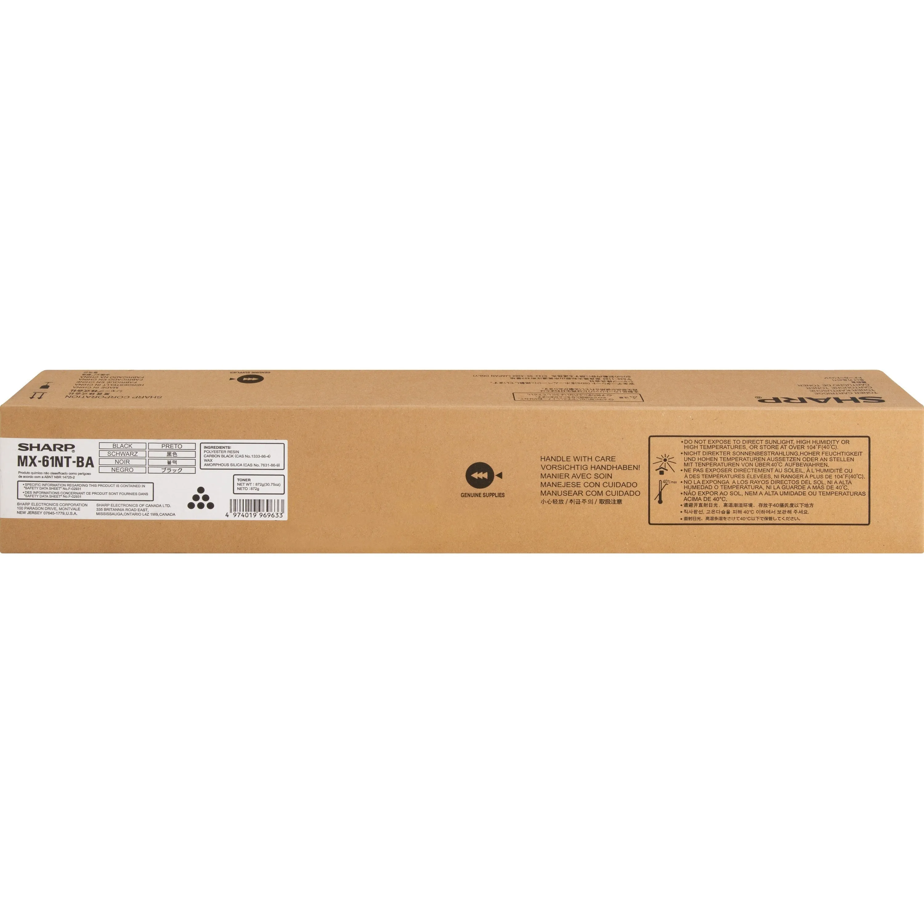 Sharp MX-61NT Original Toner Cartridge - Black