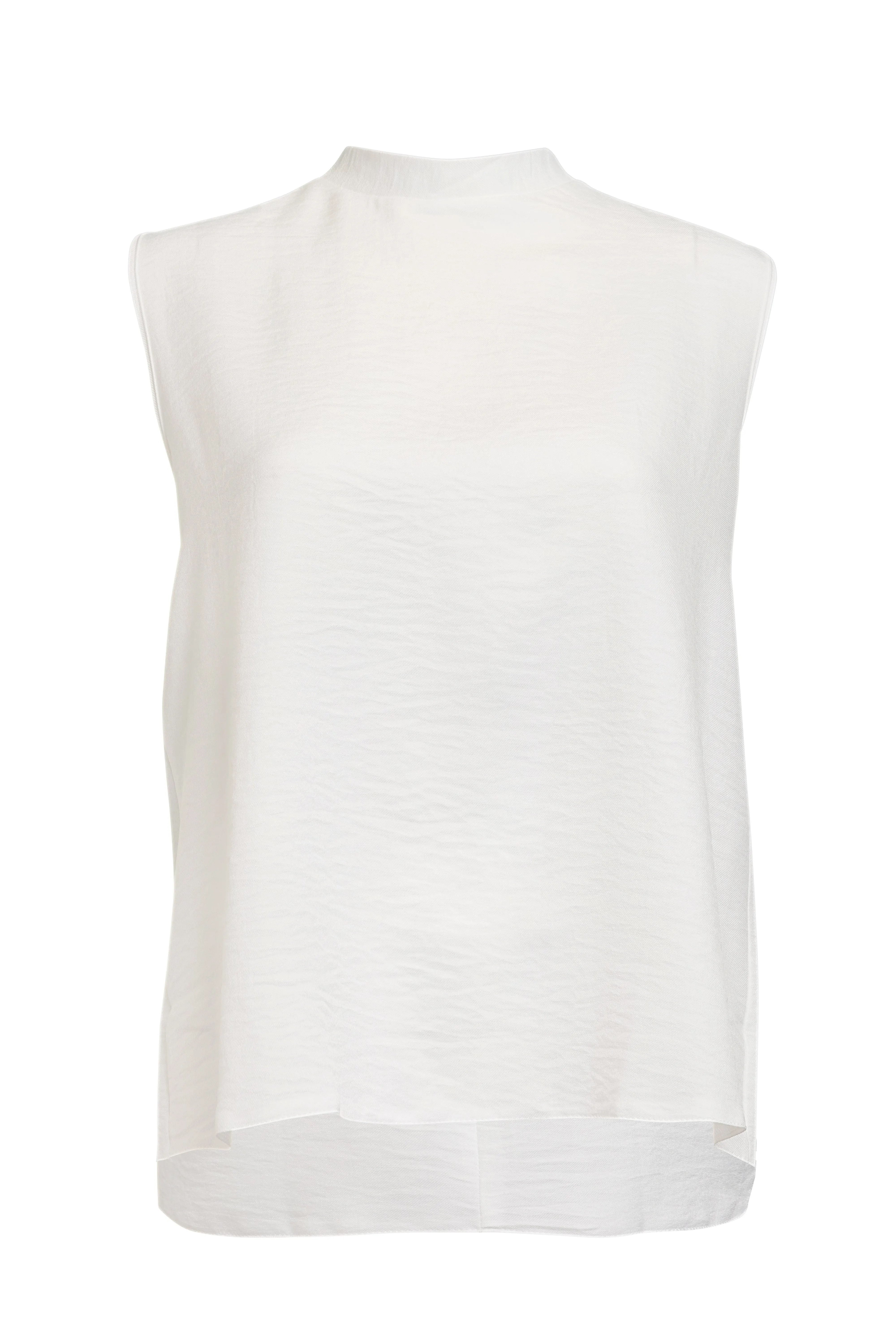 Short Linen Sleeveless Top