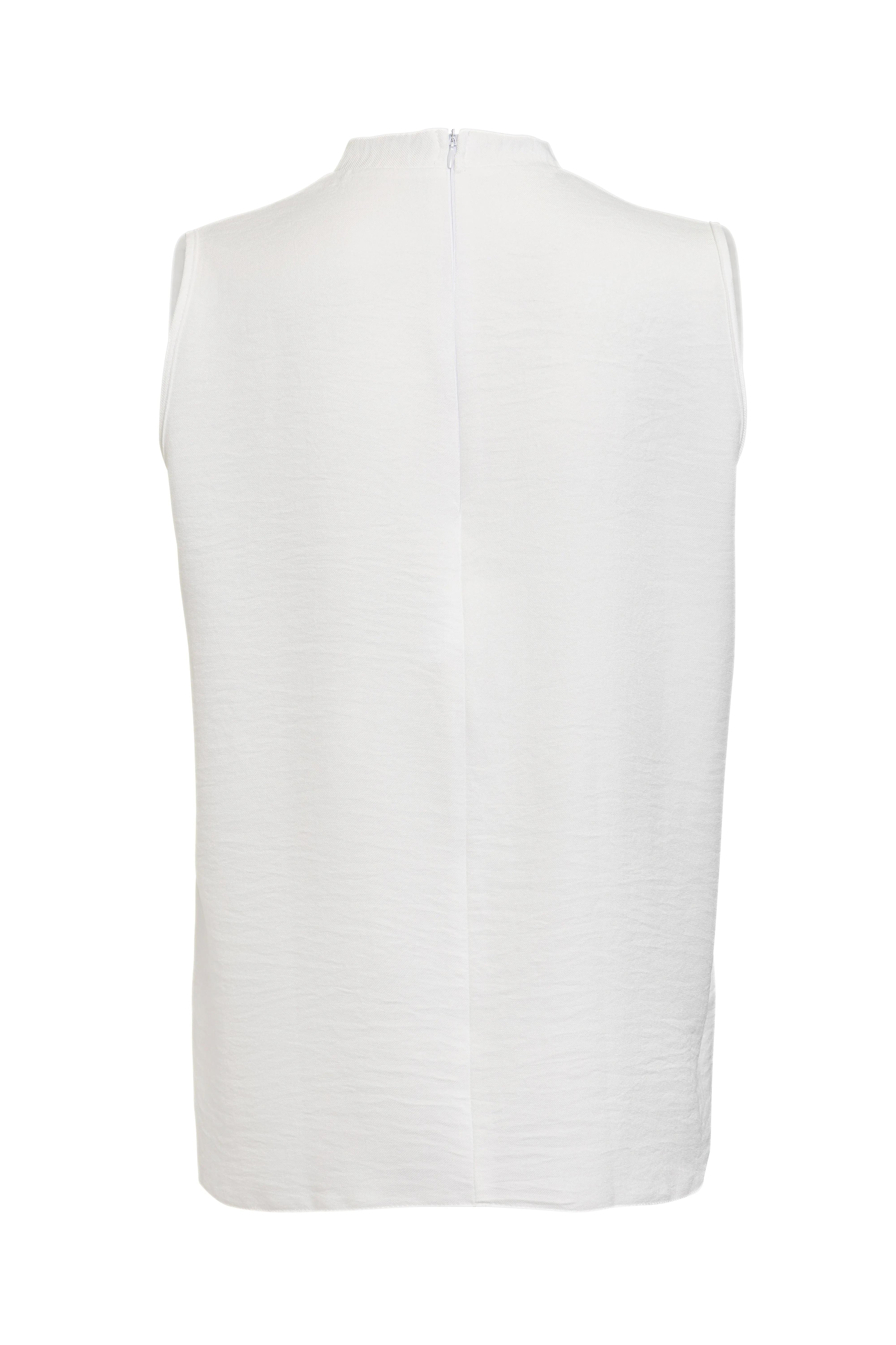 Short Linen Sleeveless Top
