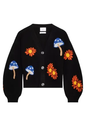 Shrooming Daisy Cropped Cardigan