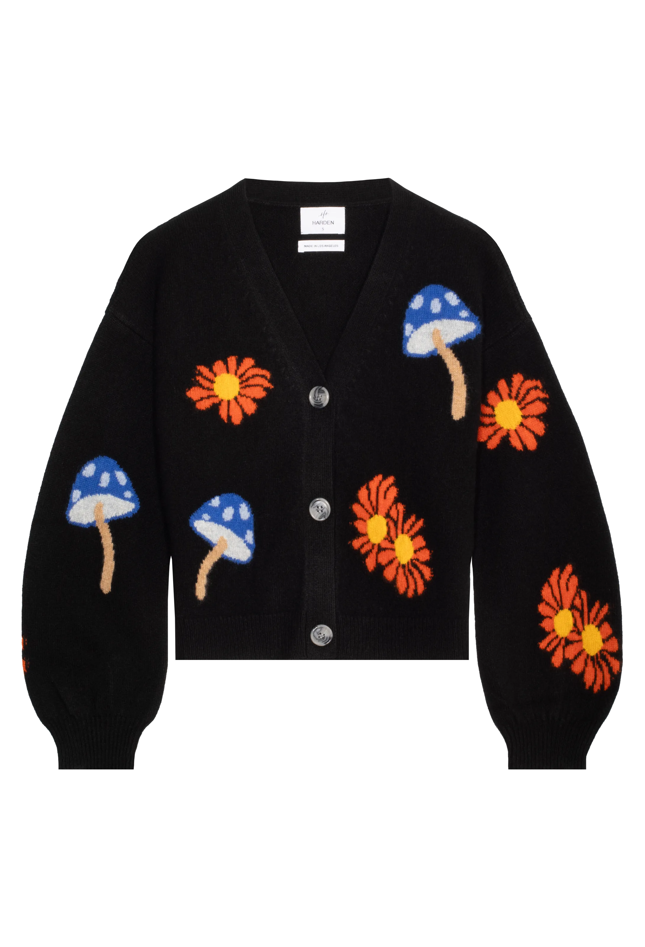 Shrooming Daisy Cropped Cardigan