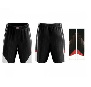 Silver Collection Basketball Shorts Black