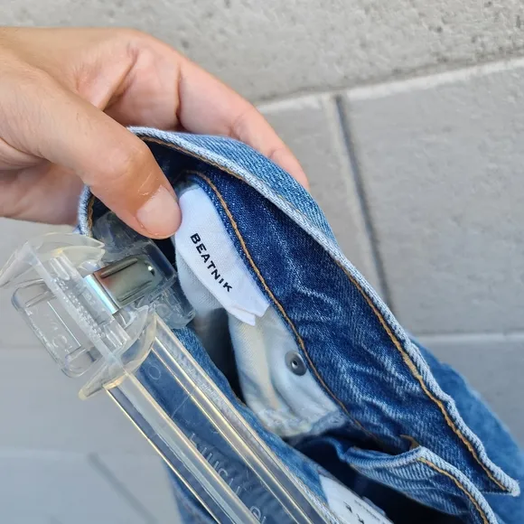 SLVRLAKE | Beatnik Denim Shorts in Pacific NEW Size 26