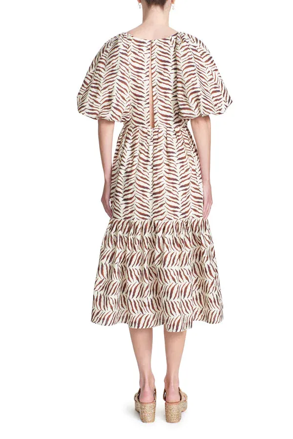 SNOW DRESS - ZEBRA PRINT