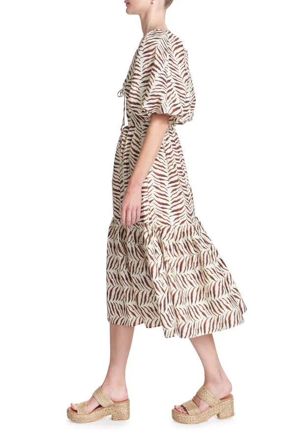 SNOW DRESS - ZEBRA PRINT