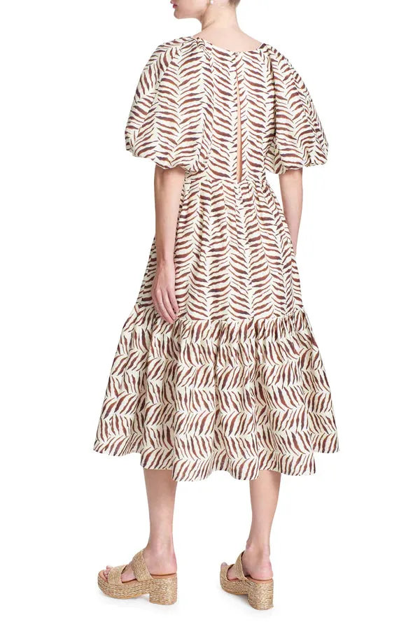 SNOW DRESS - ZEBRA PRINT