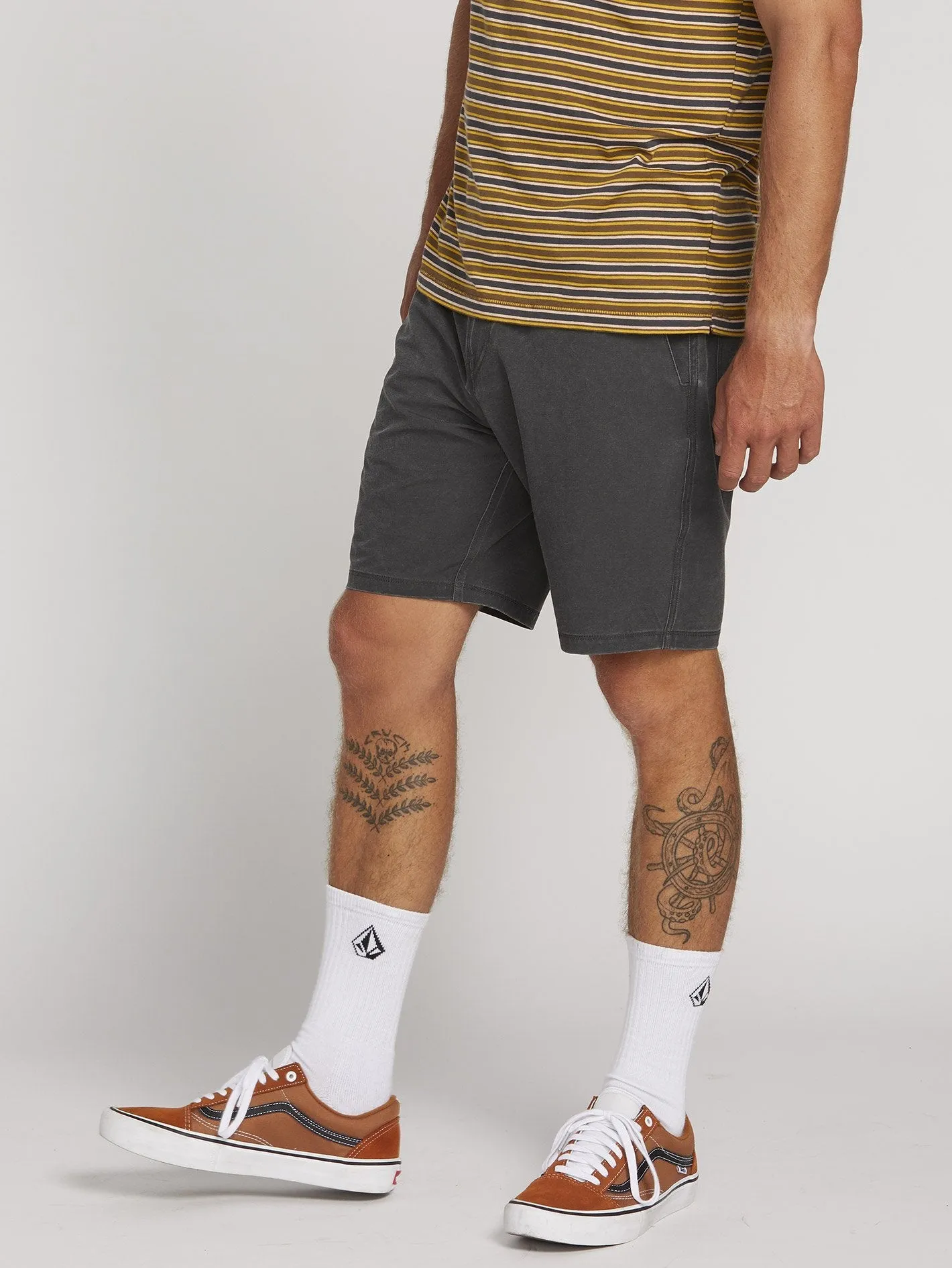 Snt Faded Shorts-Stoff - Stealth