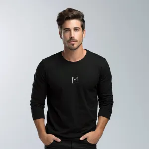 Solid black tee shirt