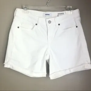 [Sonoma] Classic White Jean Shorts