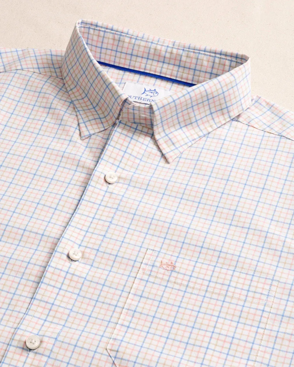 Southern Tide Charleston Broughton Plaid Sport Shirt