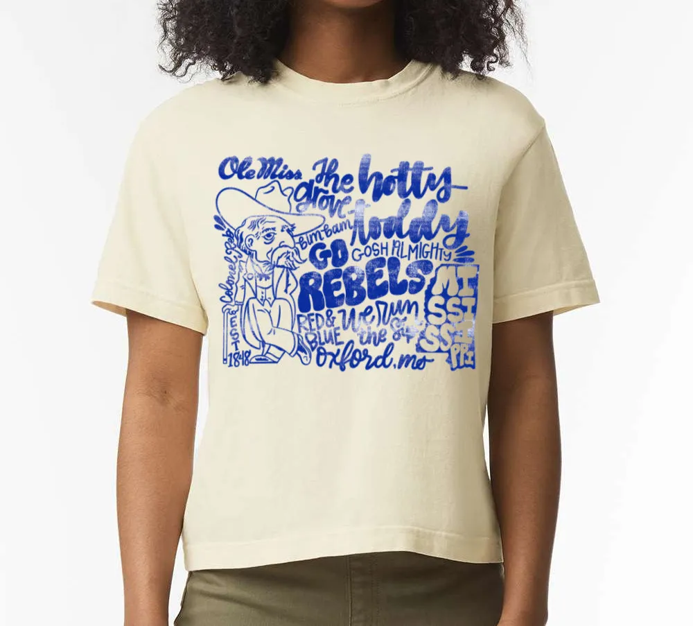 Spirit Drop - Rebs Cropped Comfort Colors Tee