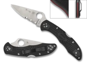 Spyderco Delica Thin Red Line C11FPSBKRD