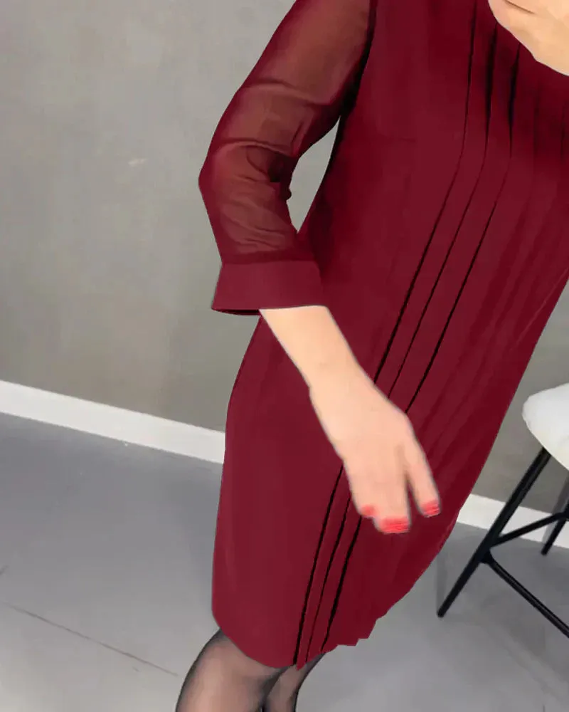 Séraphine – Elegant and Versatile Pleated Dress