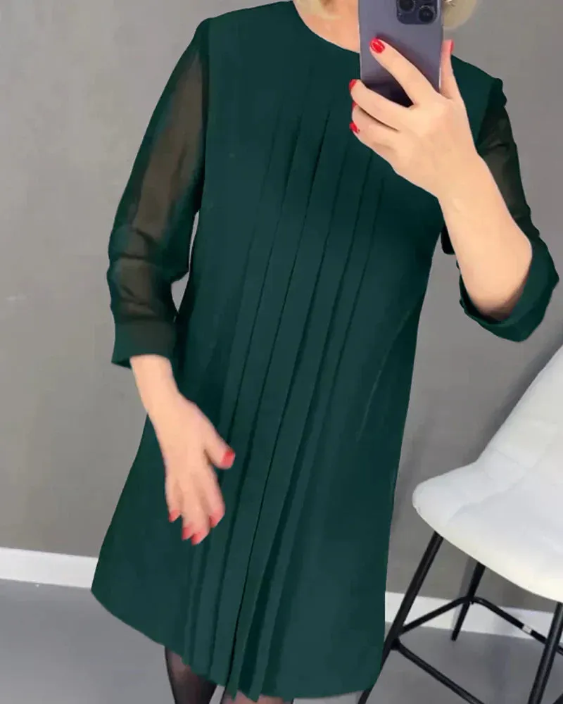 Séraphine – Elegant and Versatile Pleated Dress