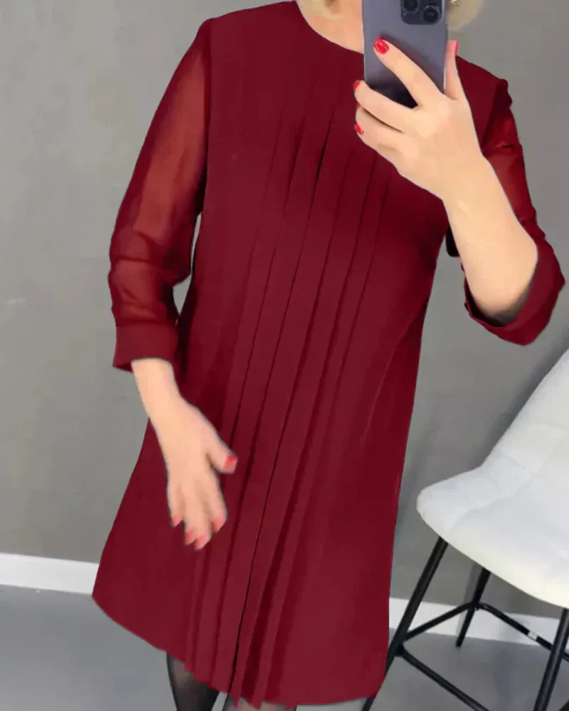 Séraphine – Elegant and Versatile Pleated Dress