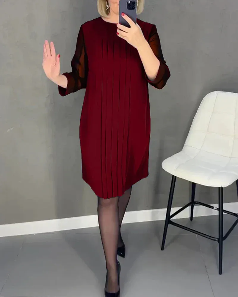 Séraphine – Elegant and Versatile Pleated Dress