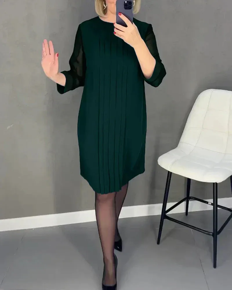 Séraphine – Elegant and Versatile Pleated Dress