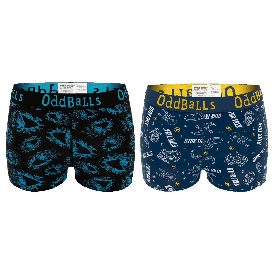 Star Trek Bundle - Ladies Boxer Shorts 2 Pack Bundle
