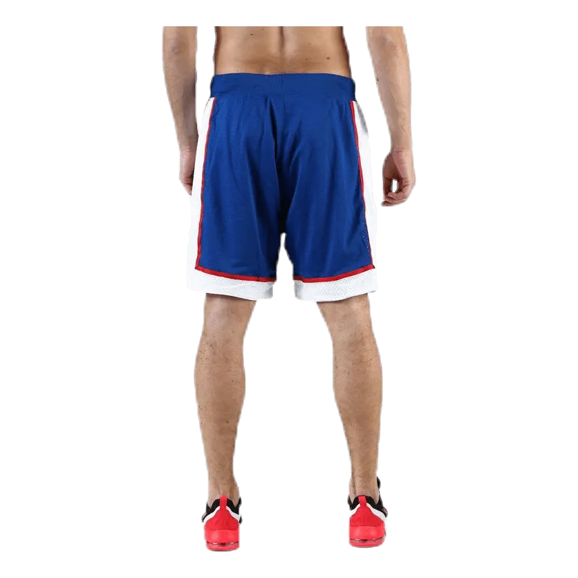 Statement Mesh Stretch Short Blue/White