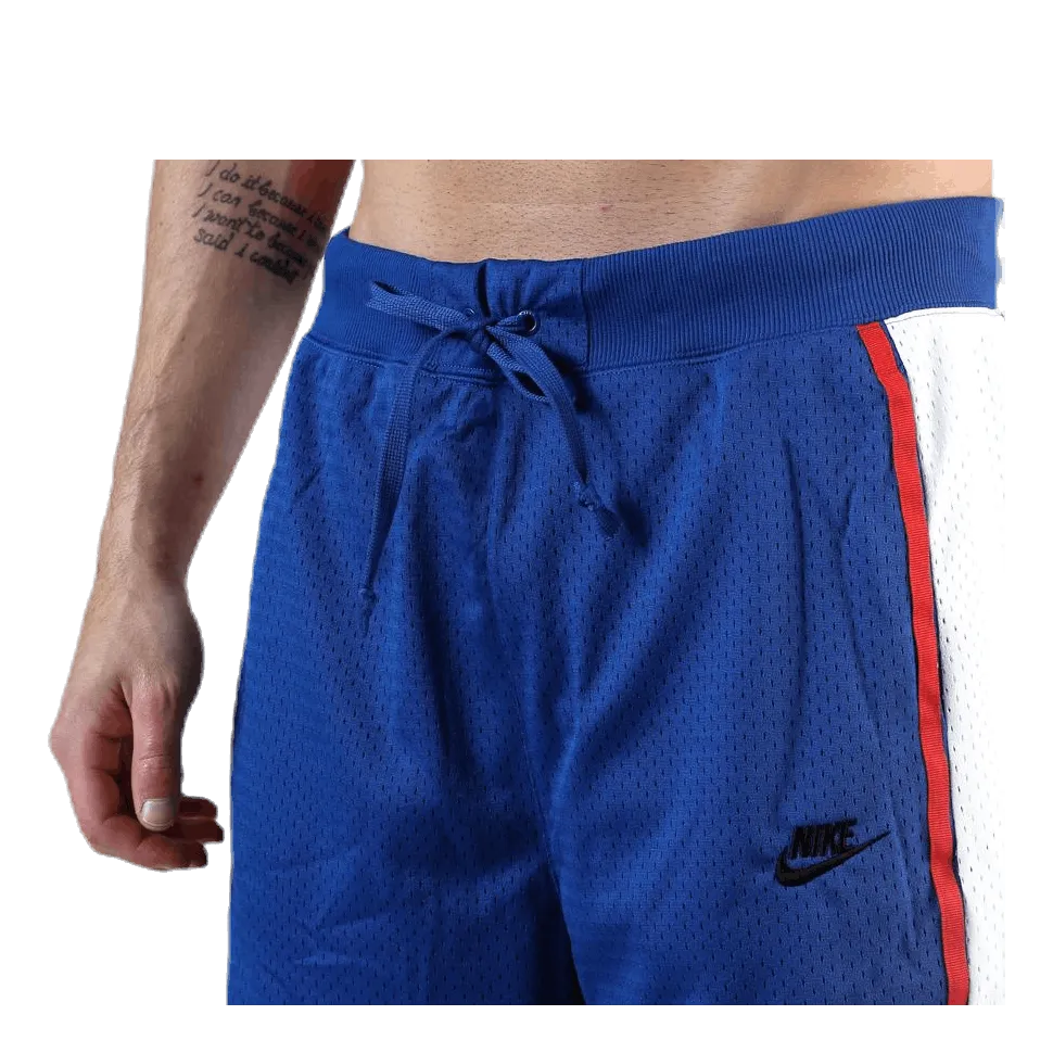 Statement Mesh Stretch Short Blue/White