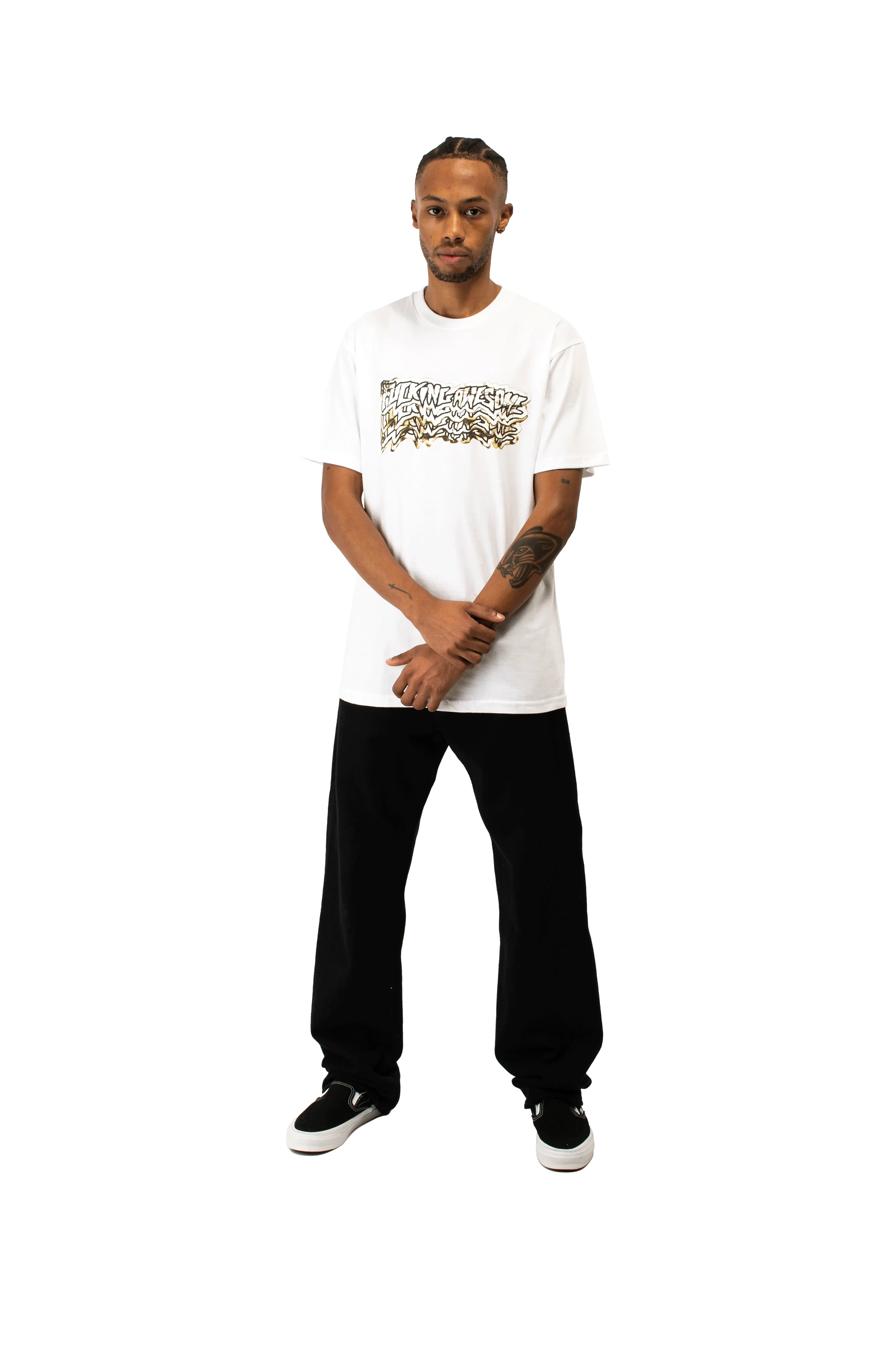 Sticker Logo Burn Tee
