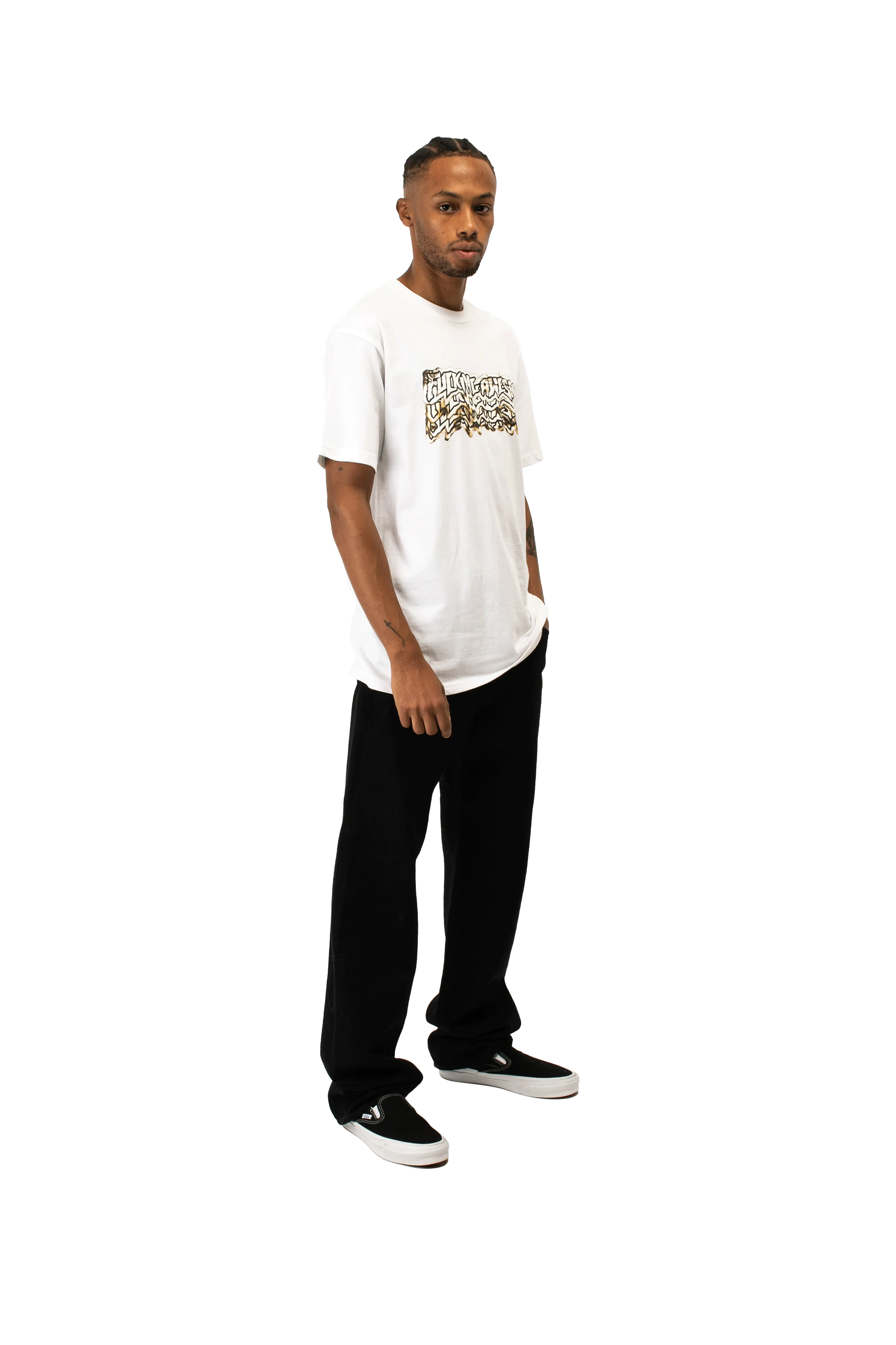 Sticker Logo Burn Tee