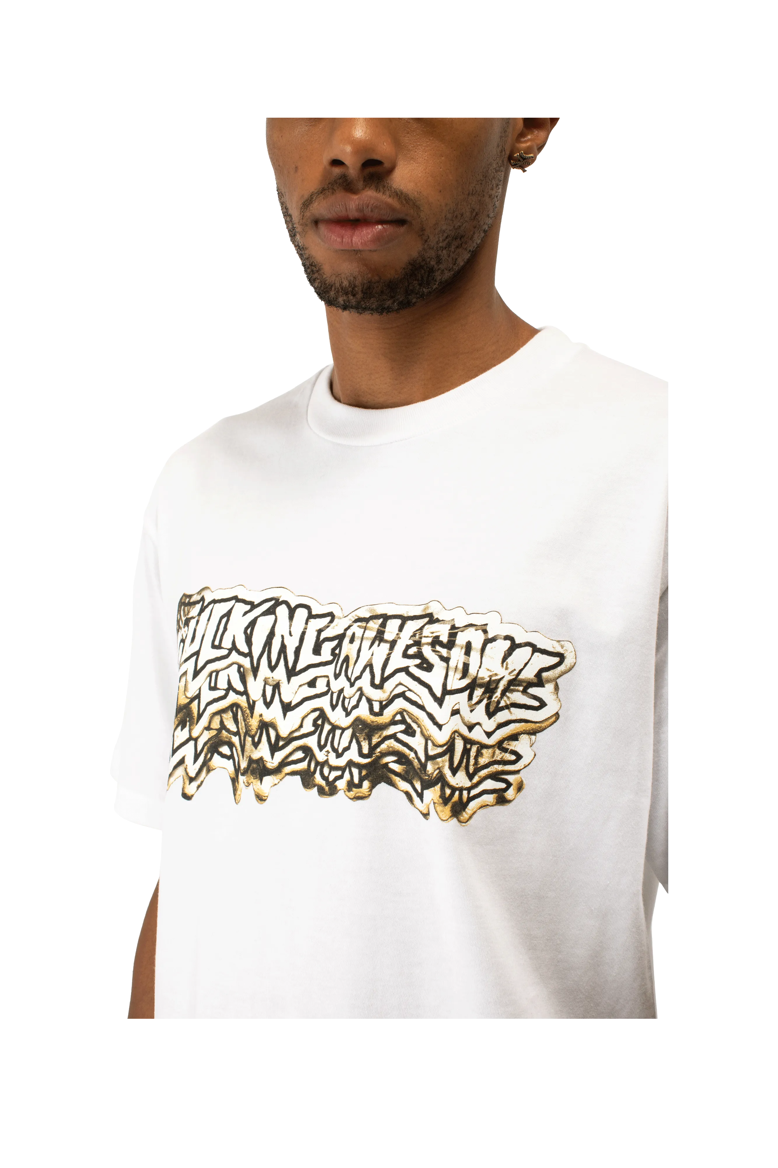 Sticker Logo Burn Tee