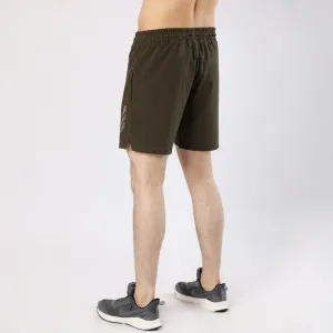 Stretch Olive-Green Shorts