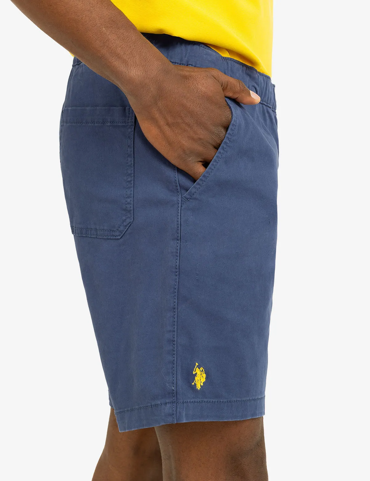 STRETCH TWILL JOGGER SHORTS
