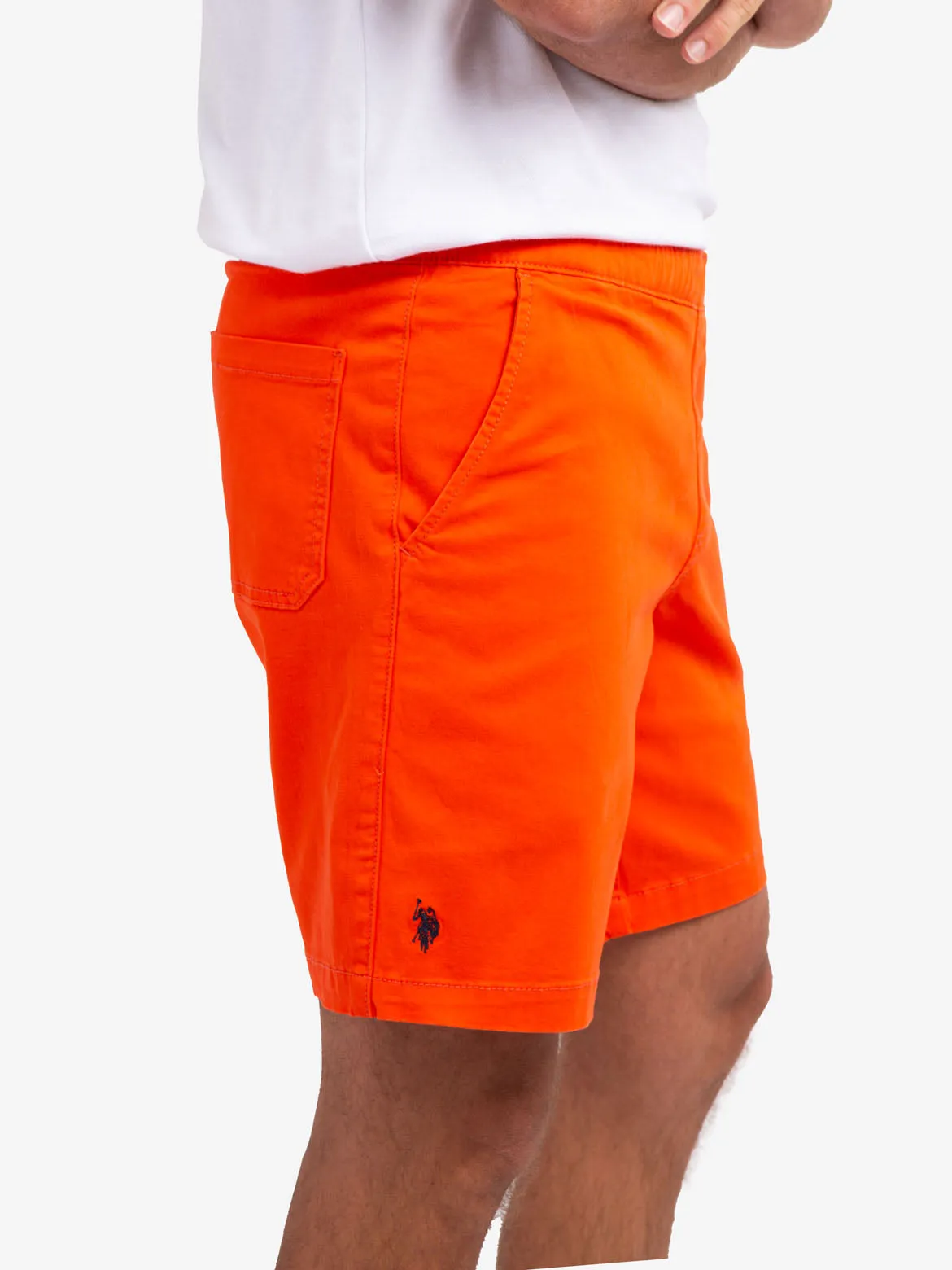 STRETCH TWILL JOGGER SHORTS
