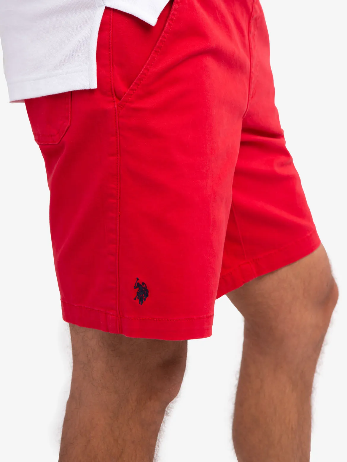 STRETCH TWILL JOGGER SHORTS