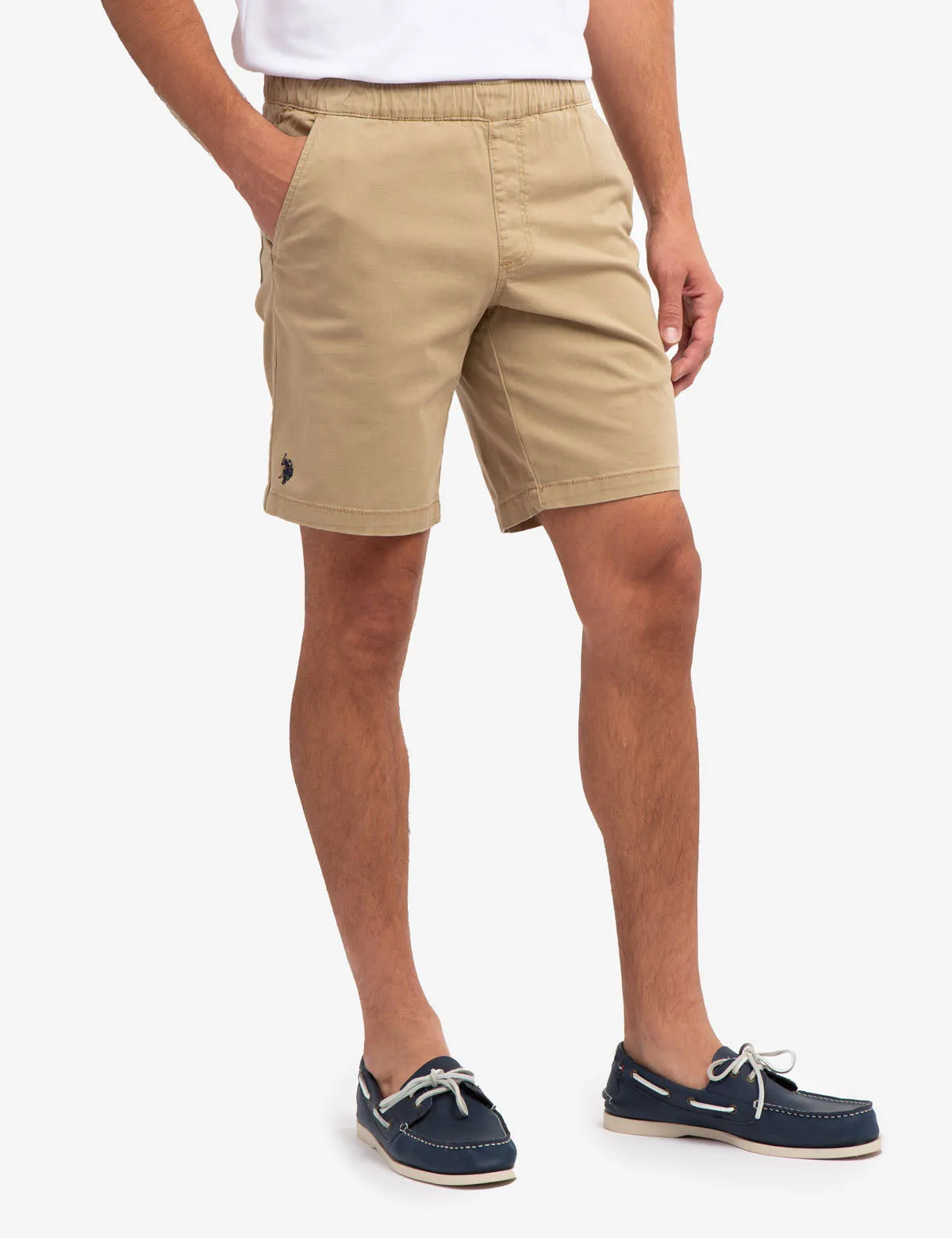 STRETCH TWILL JOGGER SHORTS