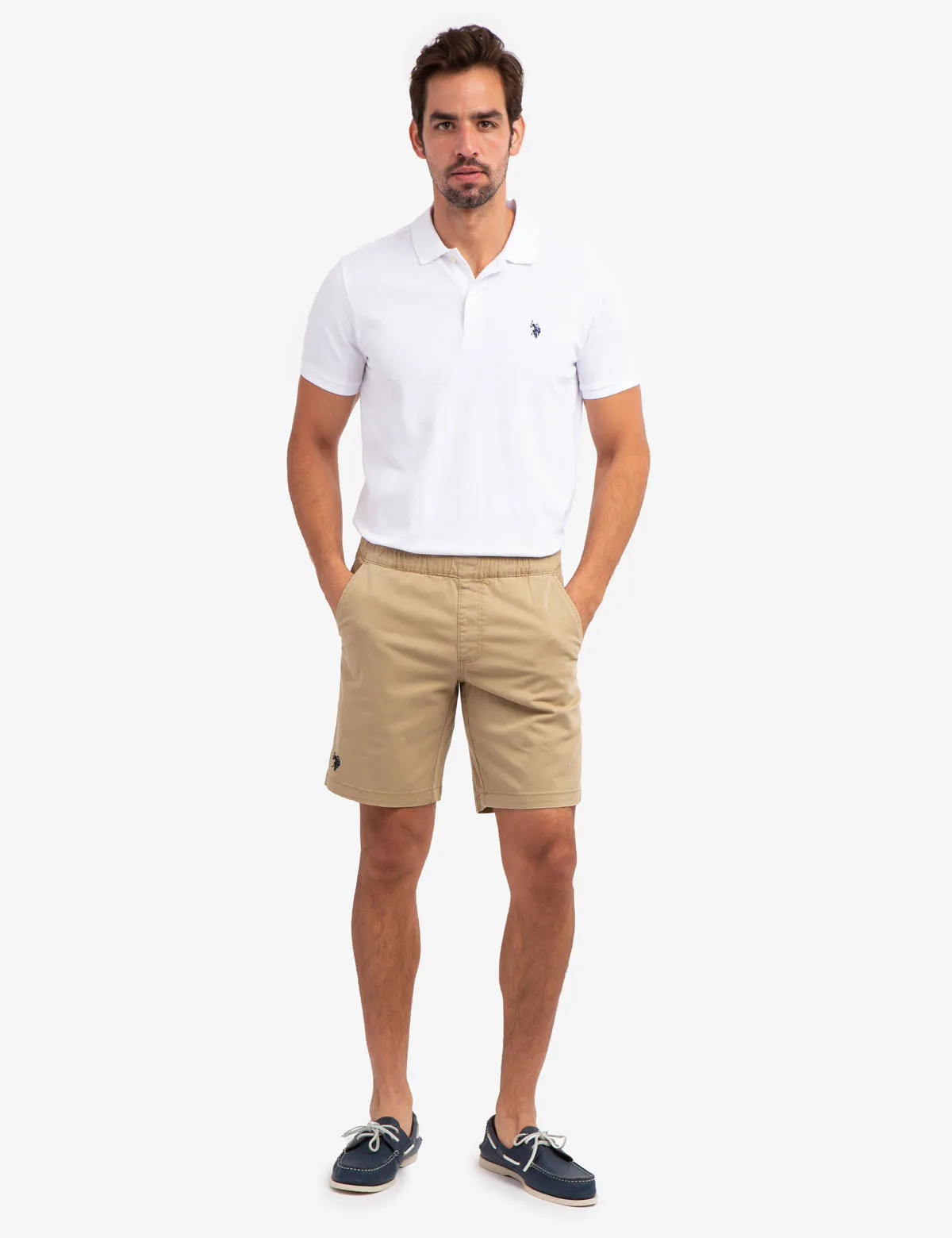 STRETCH TWILL JOGGER SHORTS