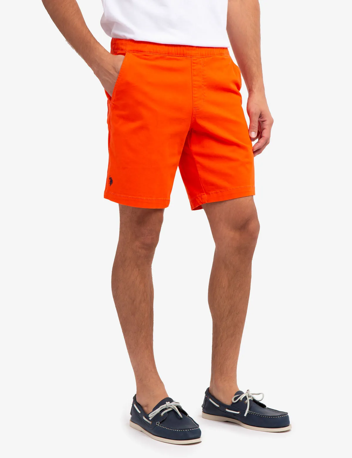STRETCH TWILL JOGGER SHORTS