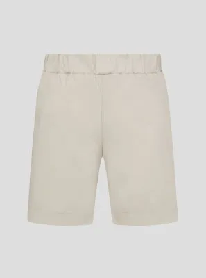 Stretch Waist Twill Shorts