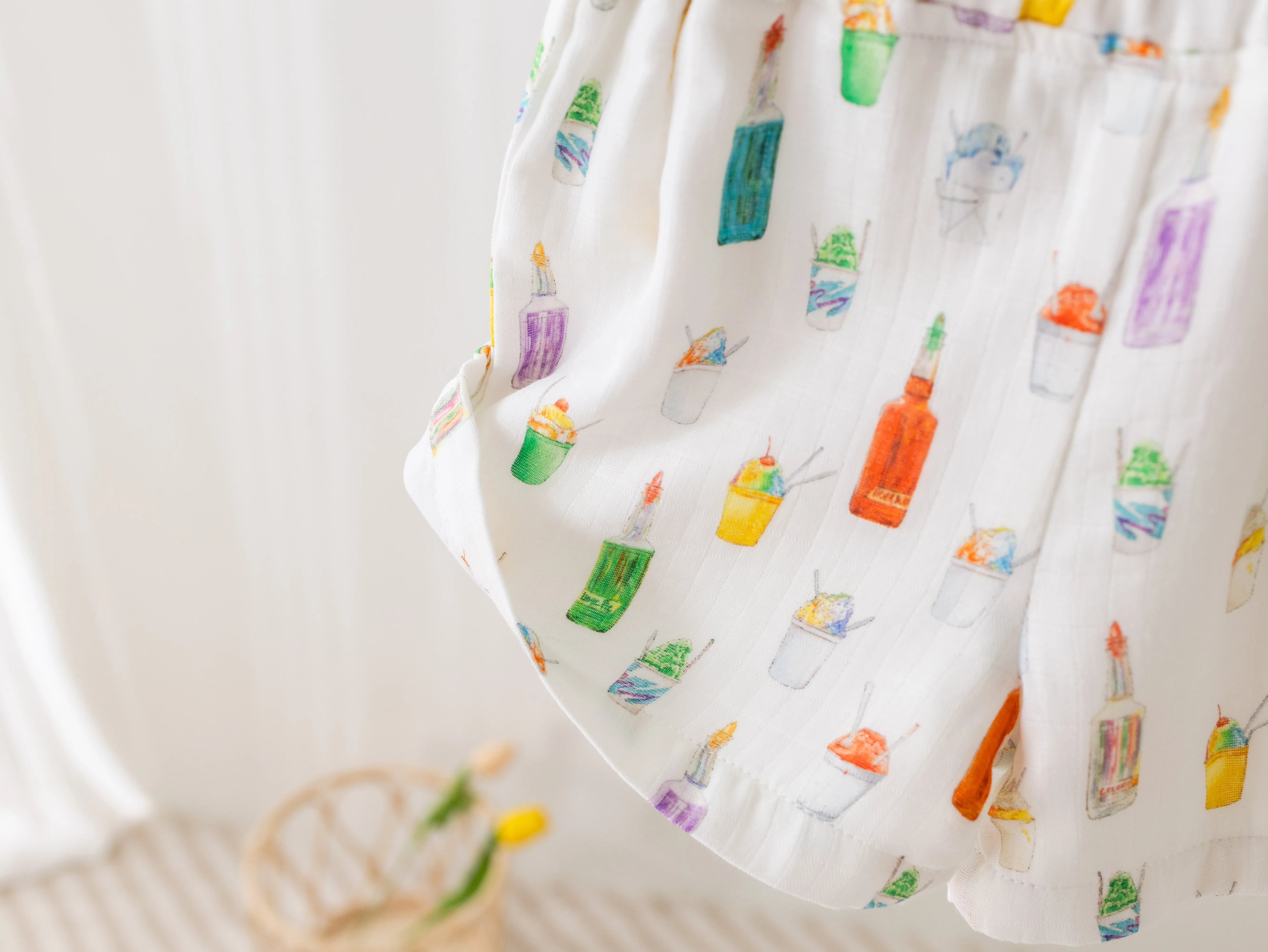 Sugar, Ice, & Everything Nice Organic Muslin Shorts