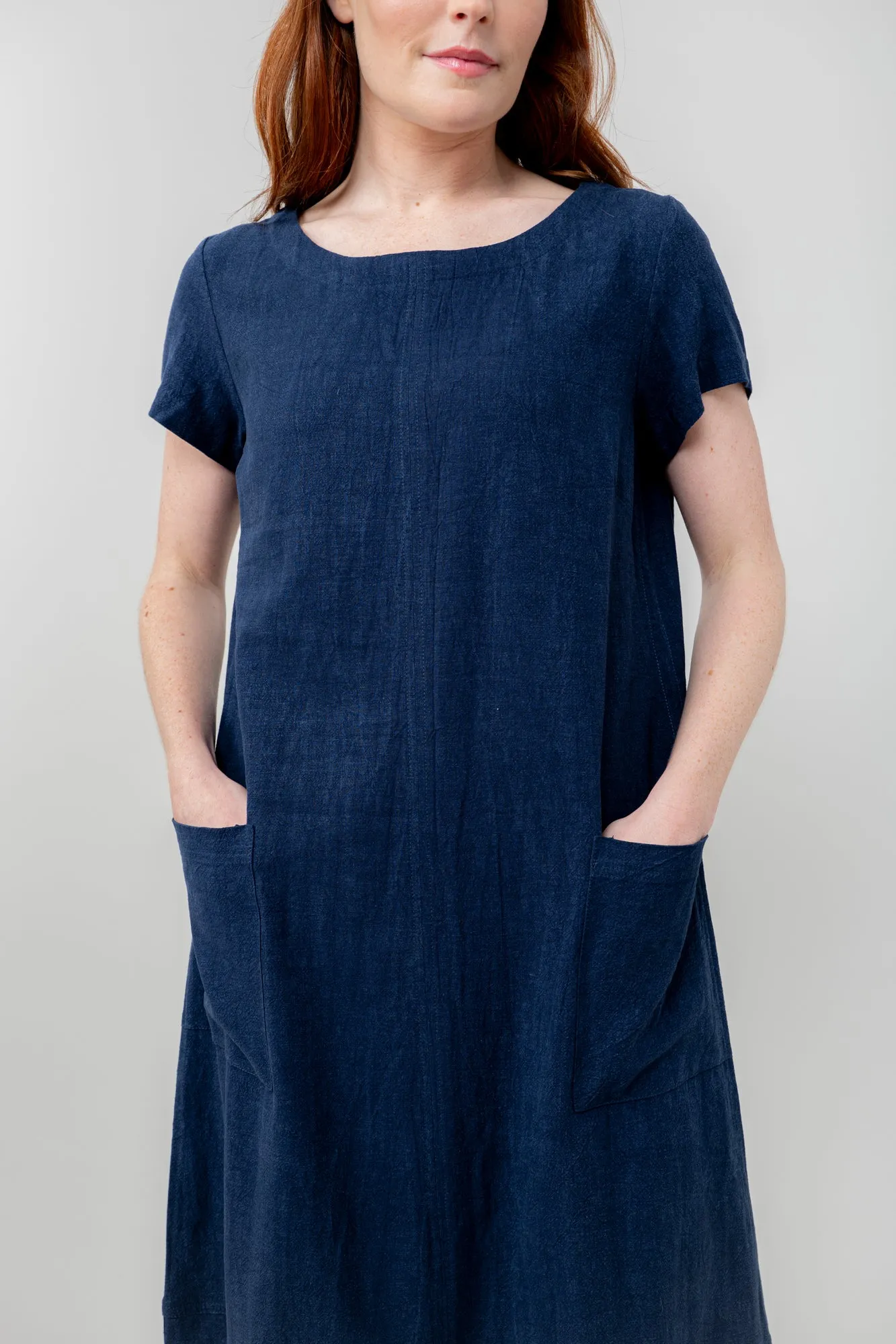 Summer Breeze Linen Blend Midi Dress