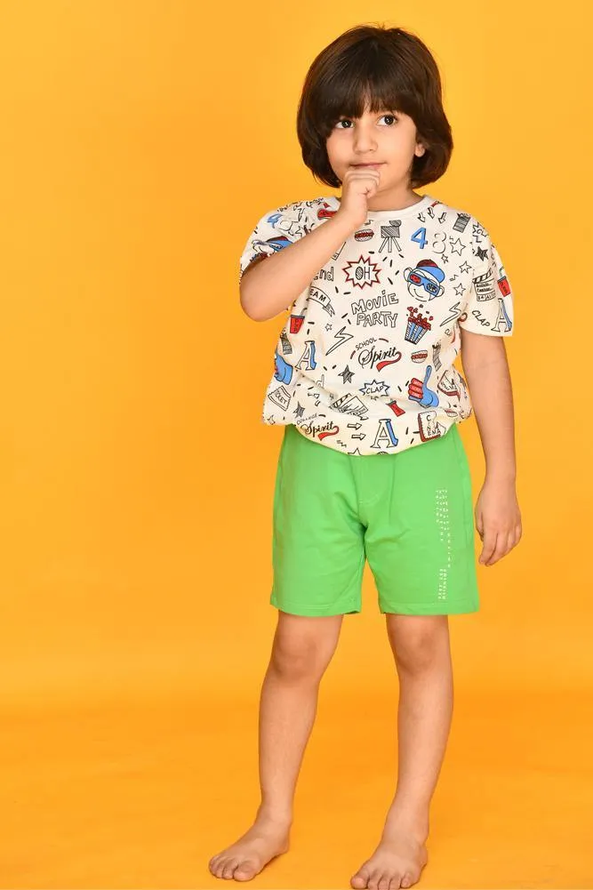 SUMMER GREEN BOYS SHORTS