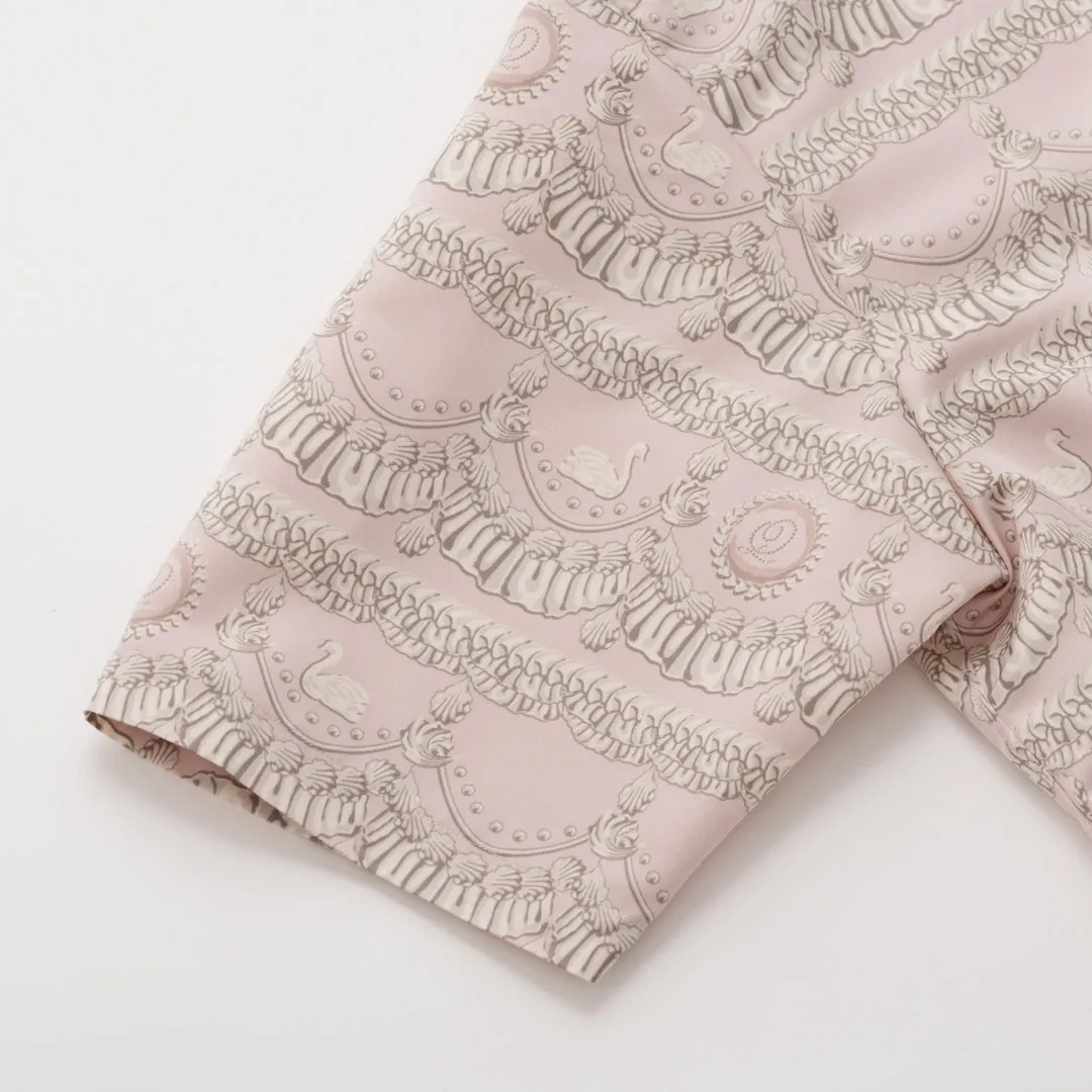 Swan Lake Cake Dress Shirt (Misty Pink)【Japan Jewelry】