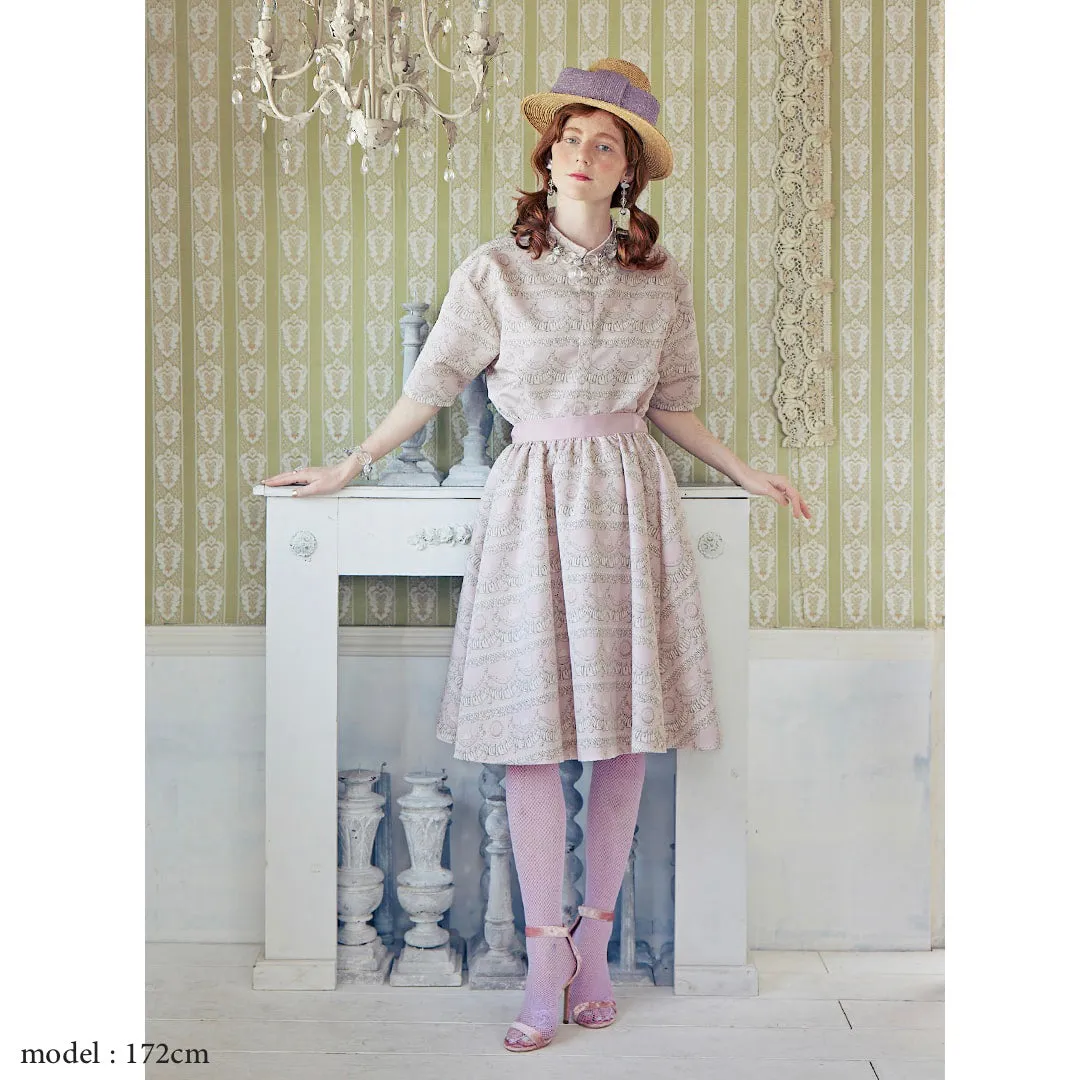 Swan Lake Cake Dress Shirt (Misty Pink)【Japan Jewelry】