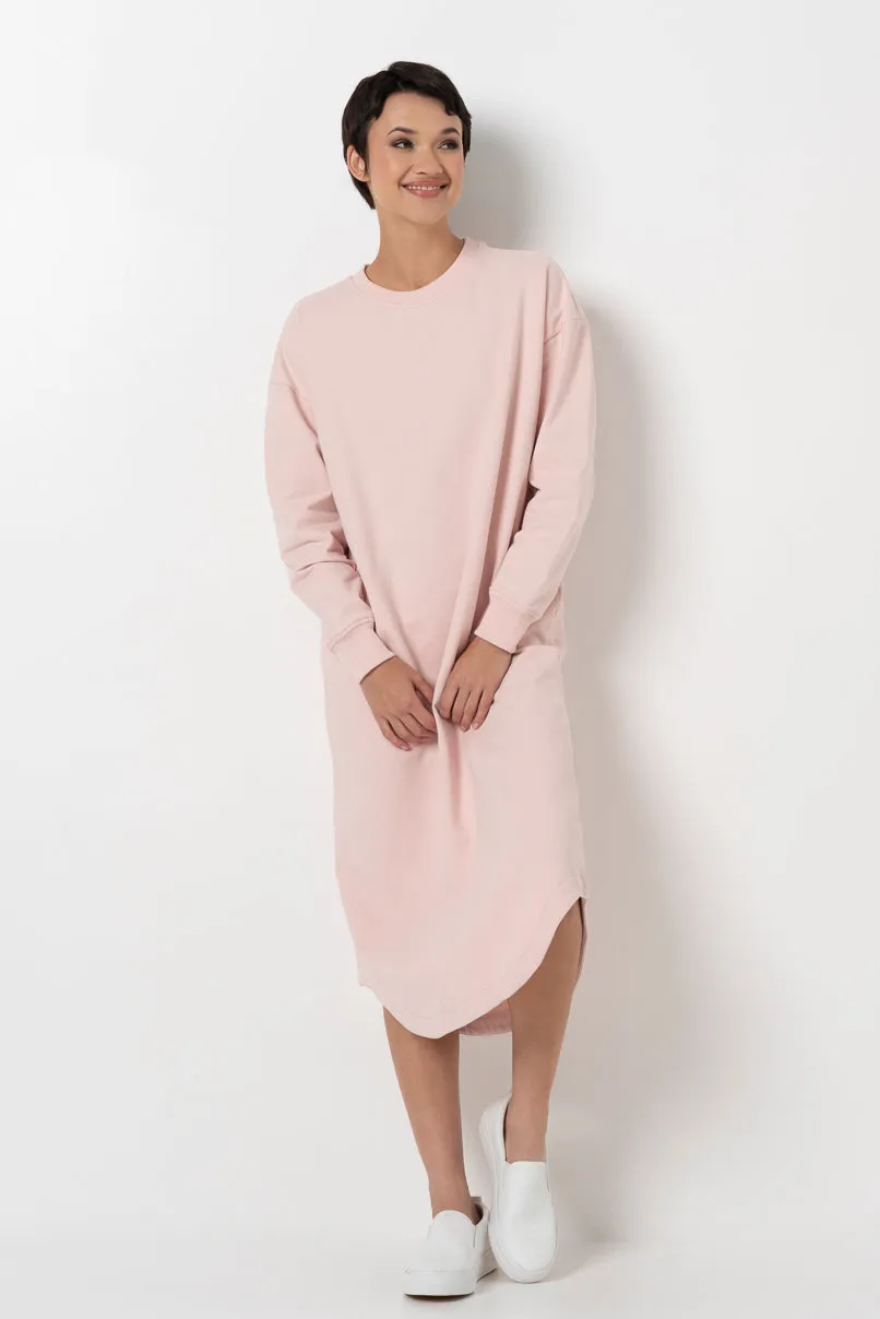 Sweater Dress _ 157891 _ Light Pink