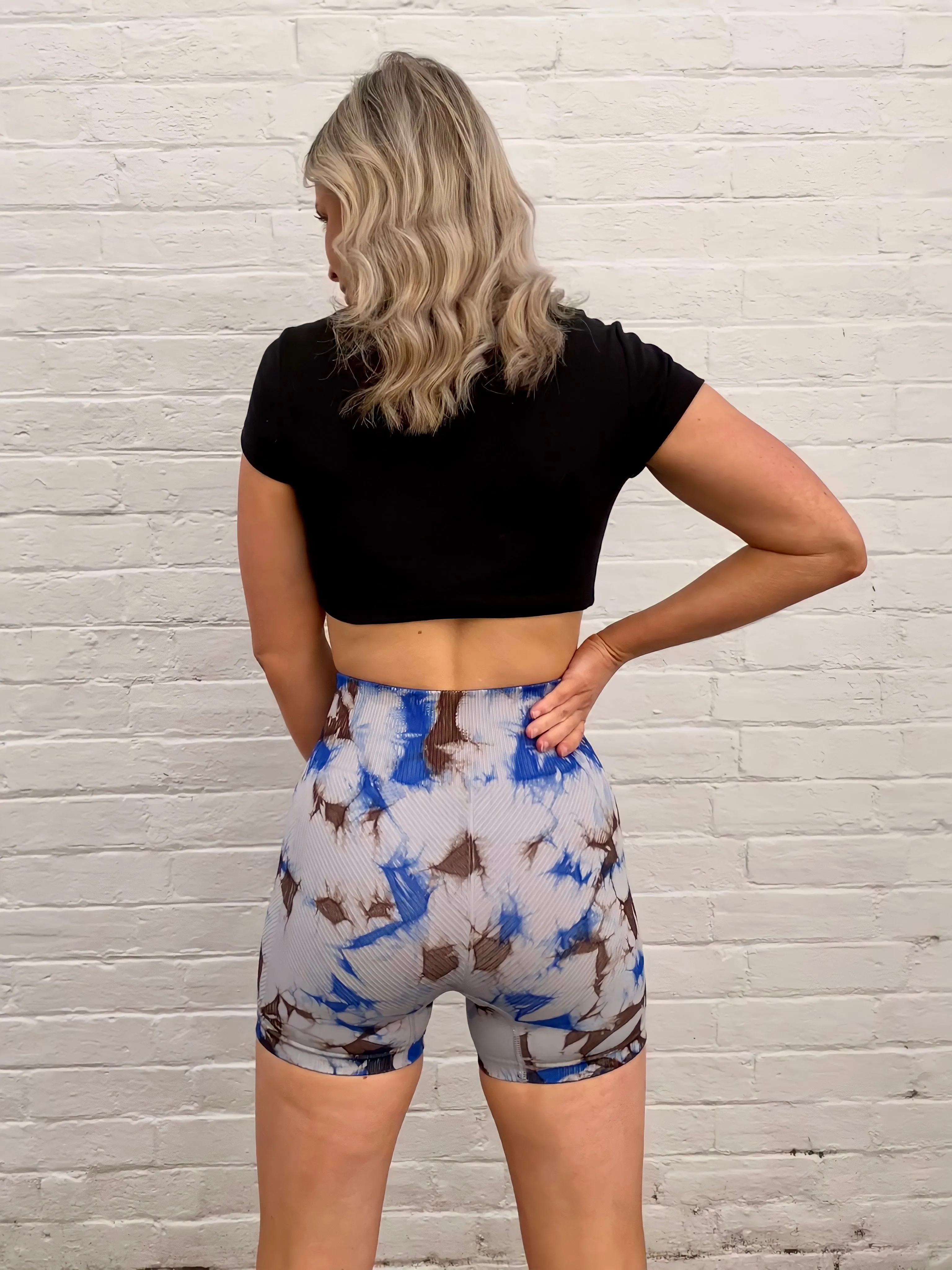 SWIFT MULTI TONE SHORTS in BLENDED BLUE