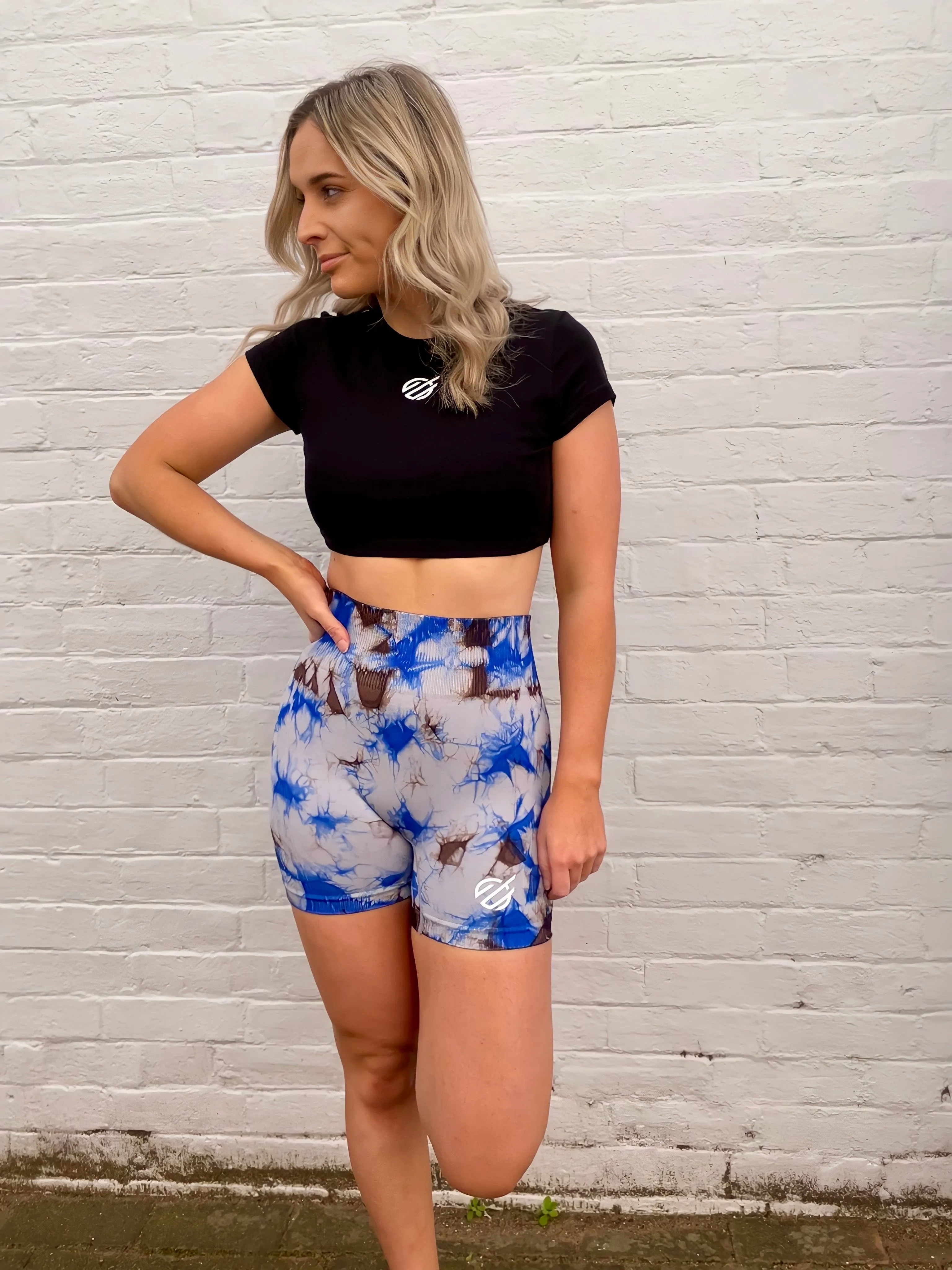 SWIFT MULTI TONE SHORTS in BLENDED BLUE