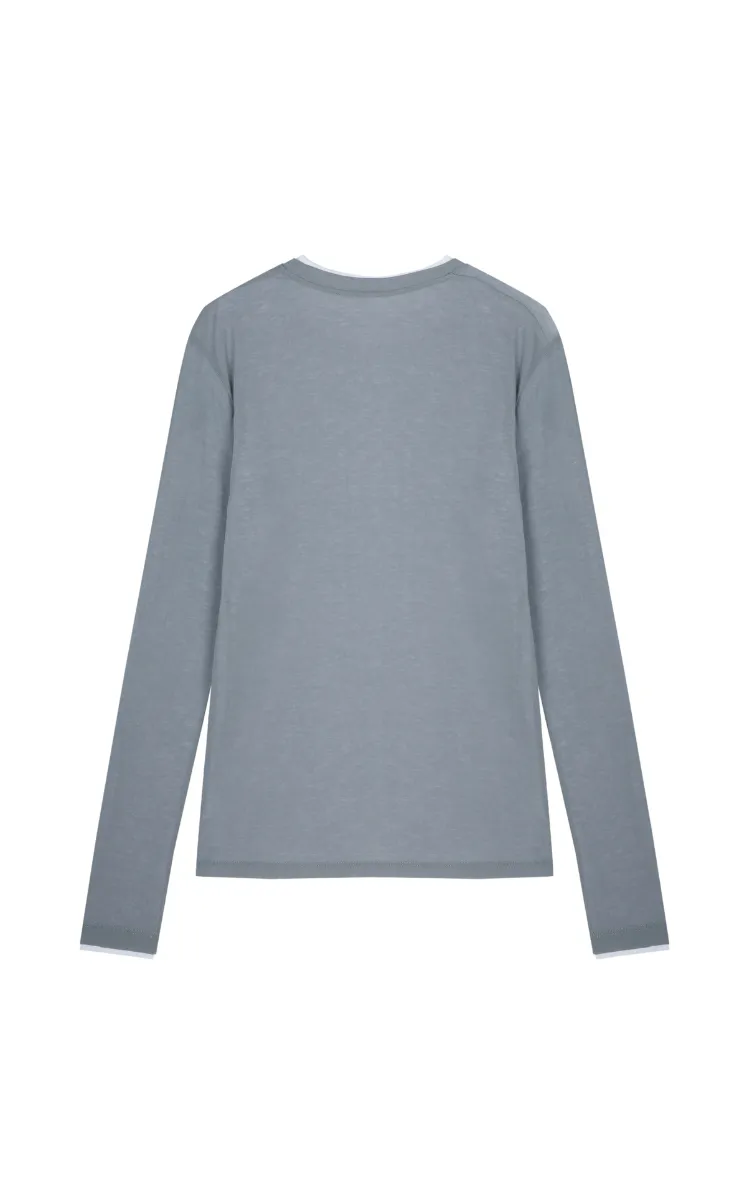 T-shirt /JNBY Layered Long Sleeve T-Shirt