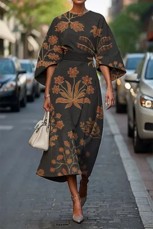Tabitha | Vintage Look Midi Dress