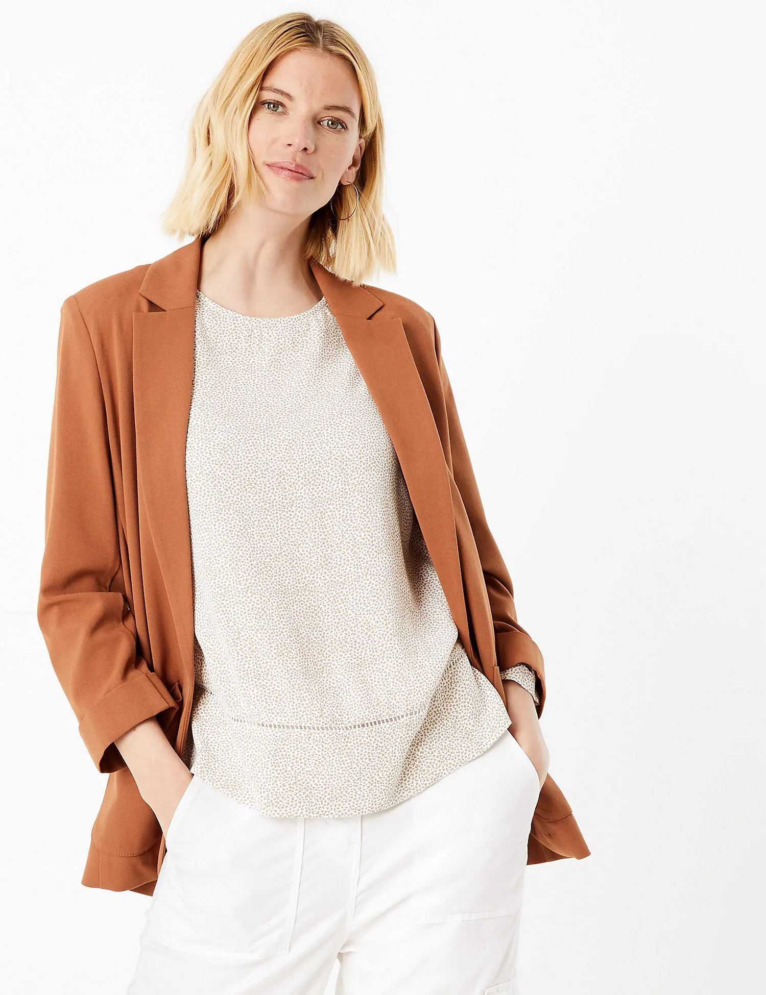 Tailored Patch Pocket Jacket