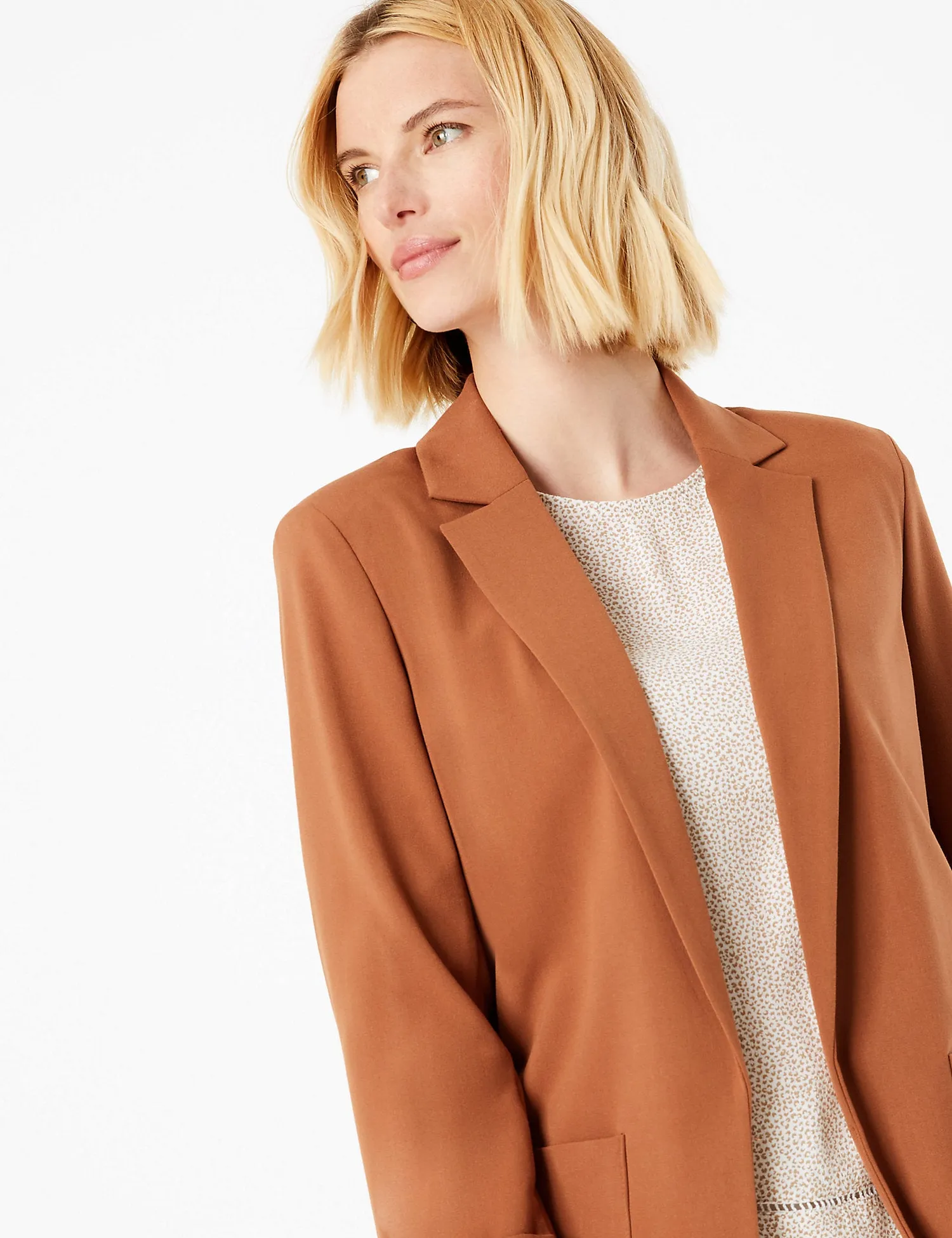 Tailored Patch Pocket Jacket