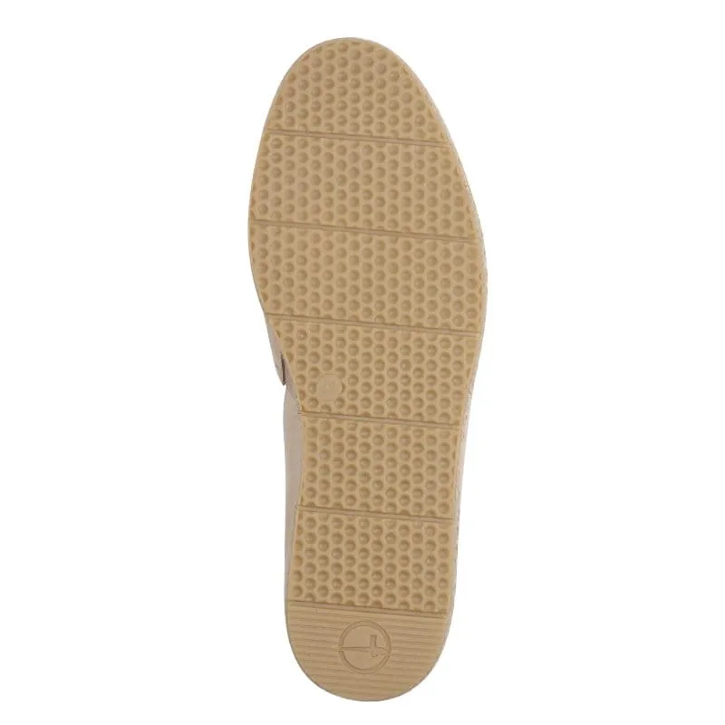 Tamaris Womens Beige Slip-on Shoes 1-24620-44